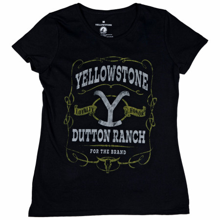 Yellowstone Dutton Ranch Loyalty Honor Mineral Wash Women's T-Shirt